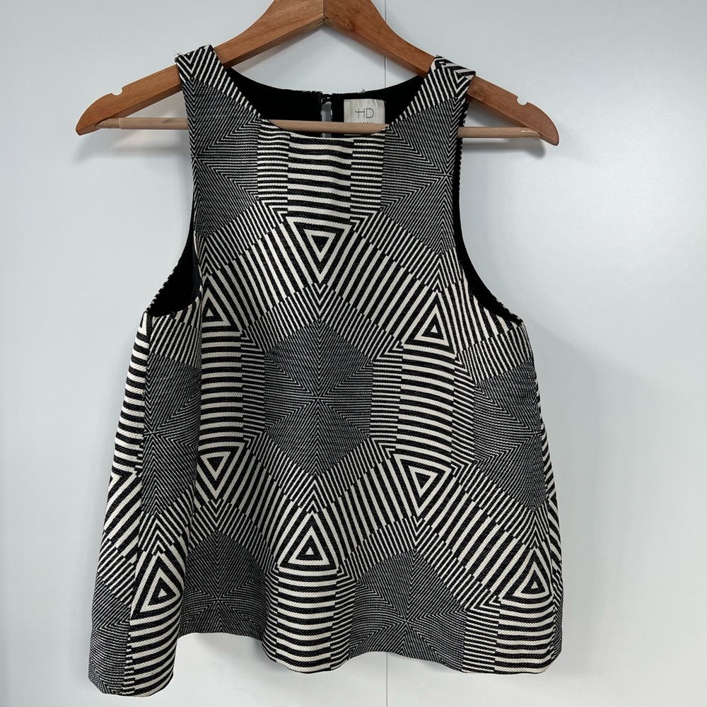 Anthropologie geo print top